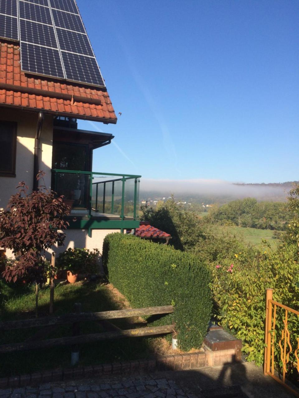 Ferienwohnung Saaletalblick イェーナ エクステリア 写真